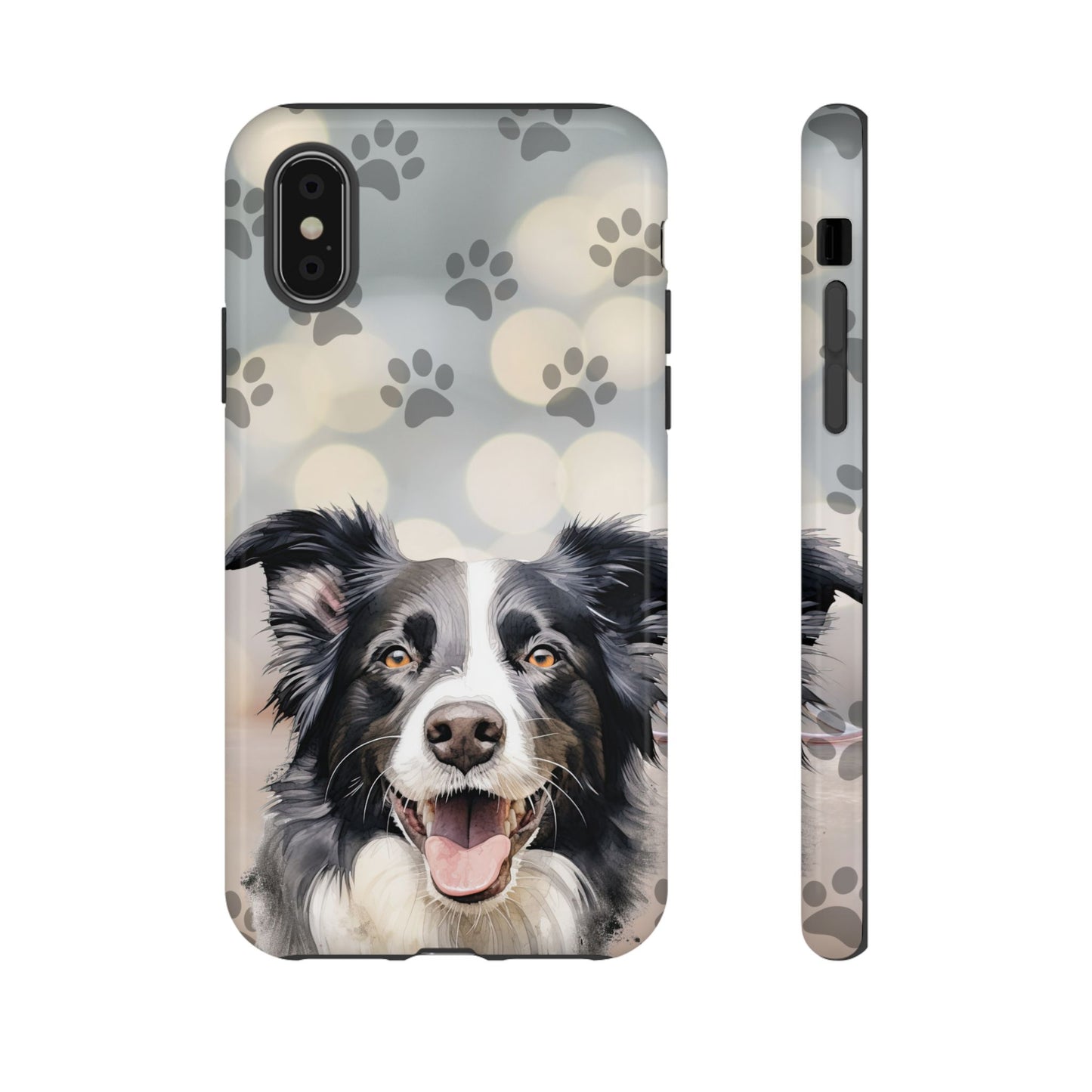 Border Collie Phone Case by Tough Cases (Apple iPhone, Samsung Galaxy, and Google Pixel)