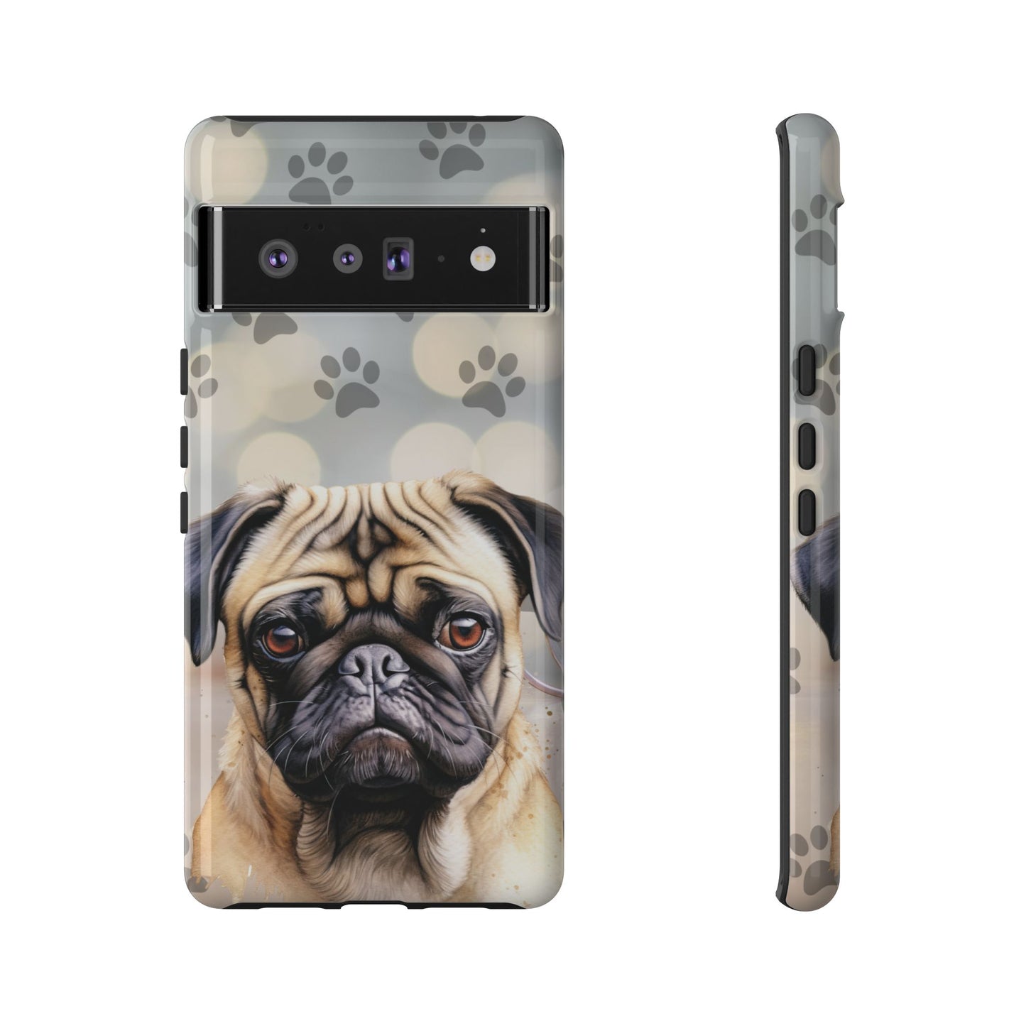 Pug Phone Case by Tough Cases (Apple iPhone, Samsung Galaxy, and Google Pixel)