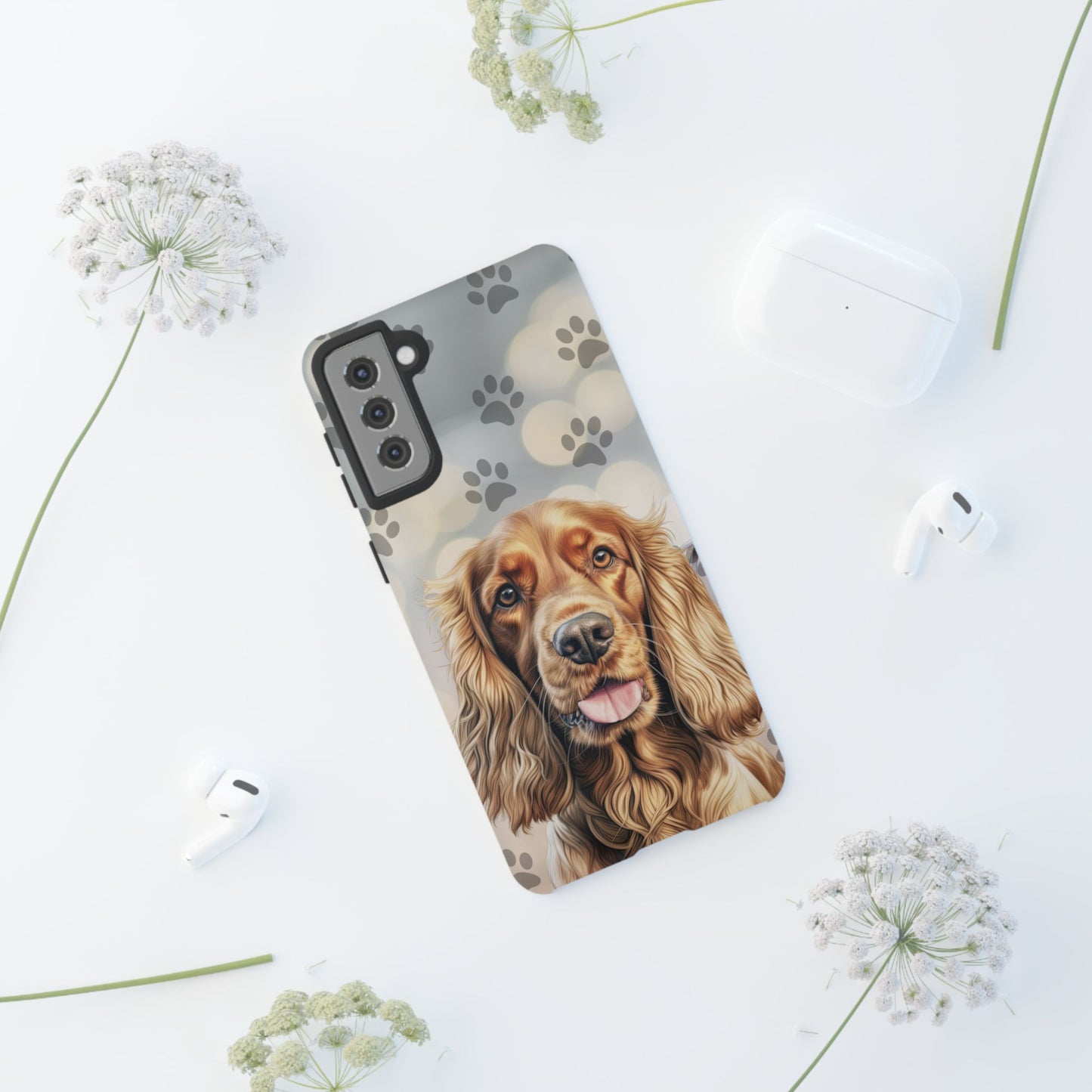 Cocker Spaniel Phone Case by Tough Cases (Apple iPhone, Samsung Galaxy, and Google Pixel)