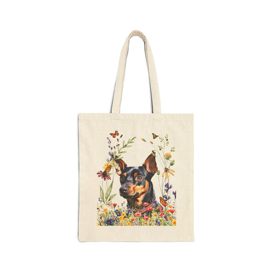 Miniature Pinscher Canvas Tote Bag
