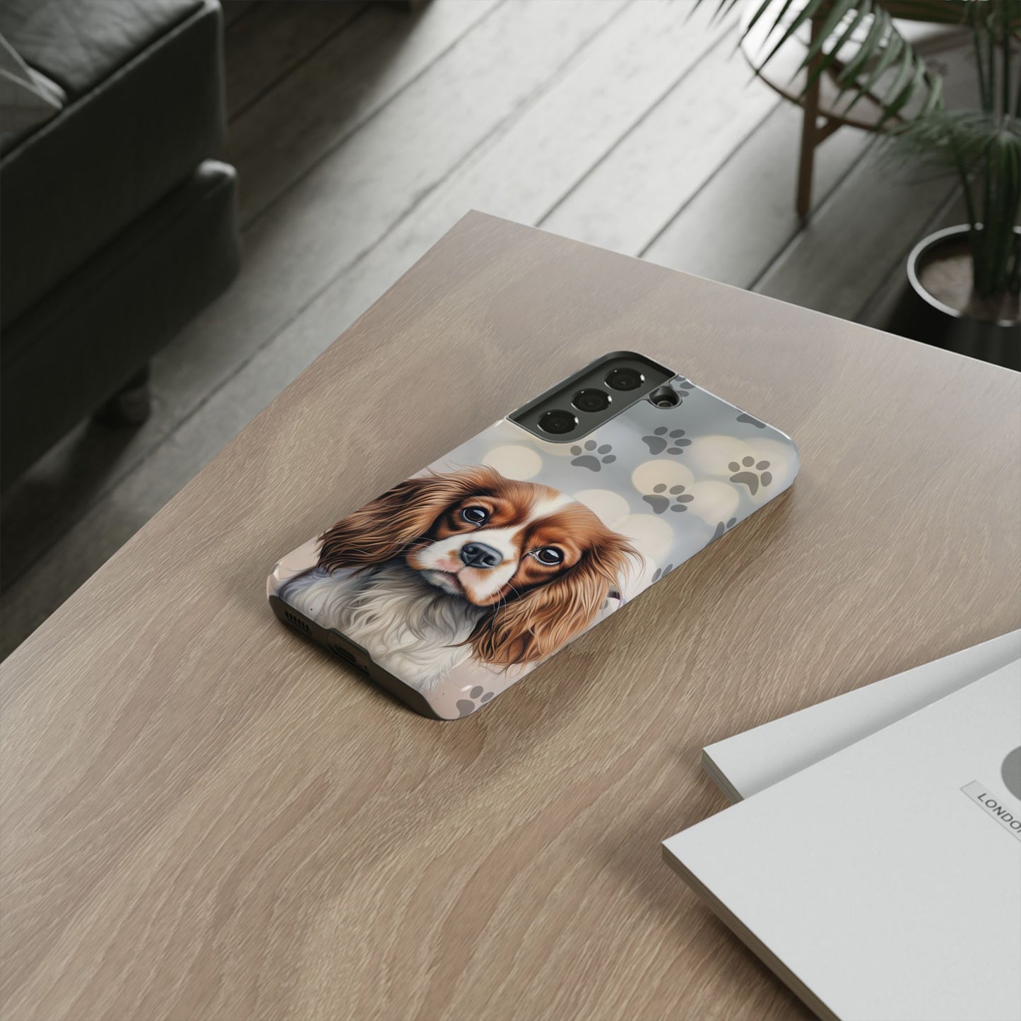 Cavalier King Charles Spaniel phone case by Tough Cases (Apple iPhone, Samsung Galaxy, and Google Pixel)