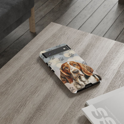 Basset Hound Phone Case by Tough Cases (Apple iPhone, Samsung Galaxy, and Google Pixel)