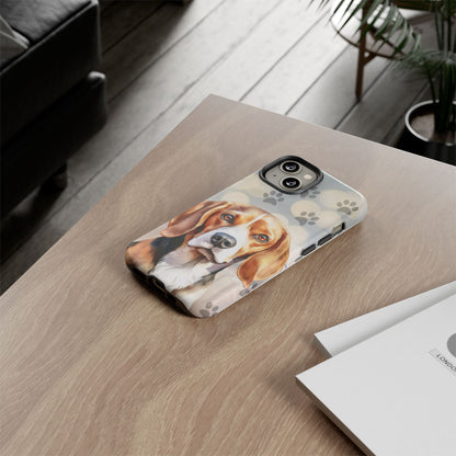 Beagle Phone Case by Tough Cases (Apple iPhone, Samsung Galaxy, and Google Pixel) Beagle