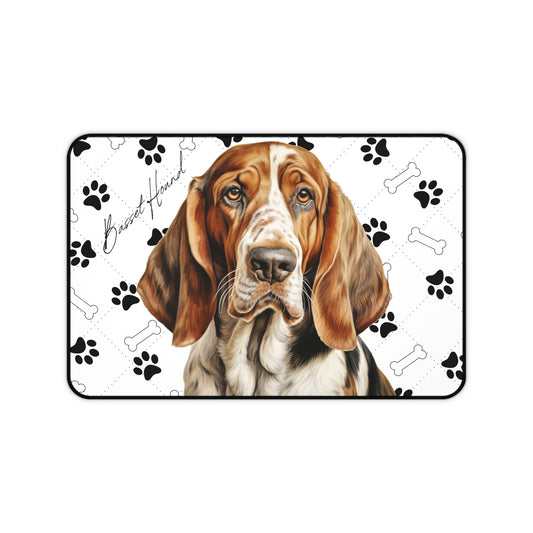 Basset Hound Desk Mat