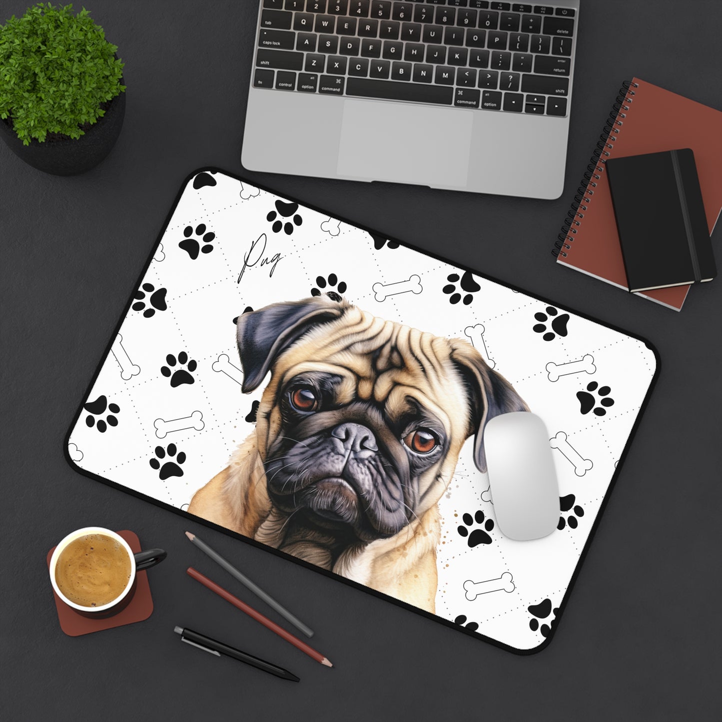 Pug Desk Mat