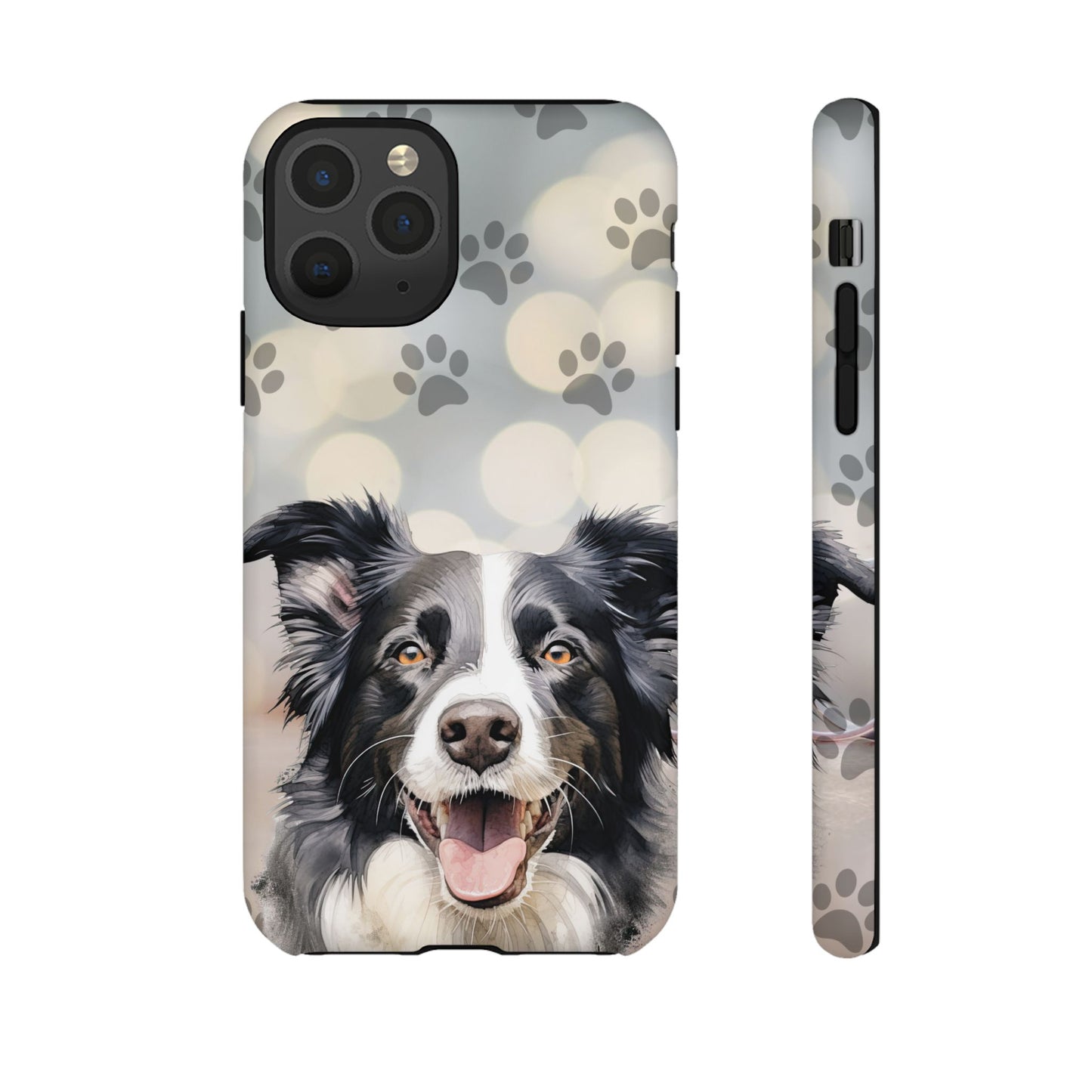 Border Collie Phone Case by Tough Cases (Apple iPhone, Samsung Galaxy, and Google Pixel)