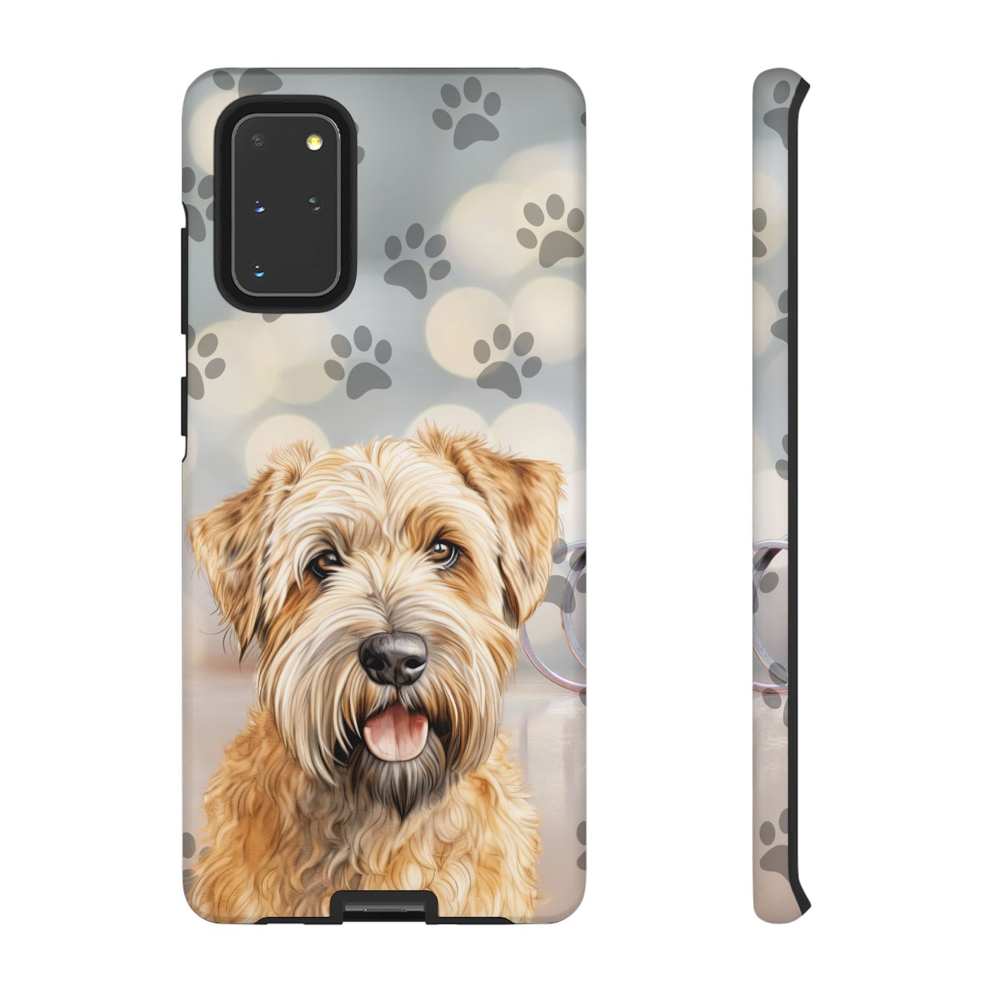 Self-Coated Wheaten Terrier by Tough Cases (Apple iPhone, Samsung Galaxy, and Google Pixel)