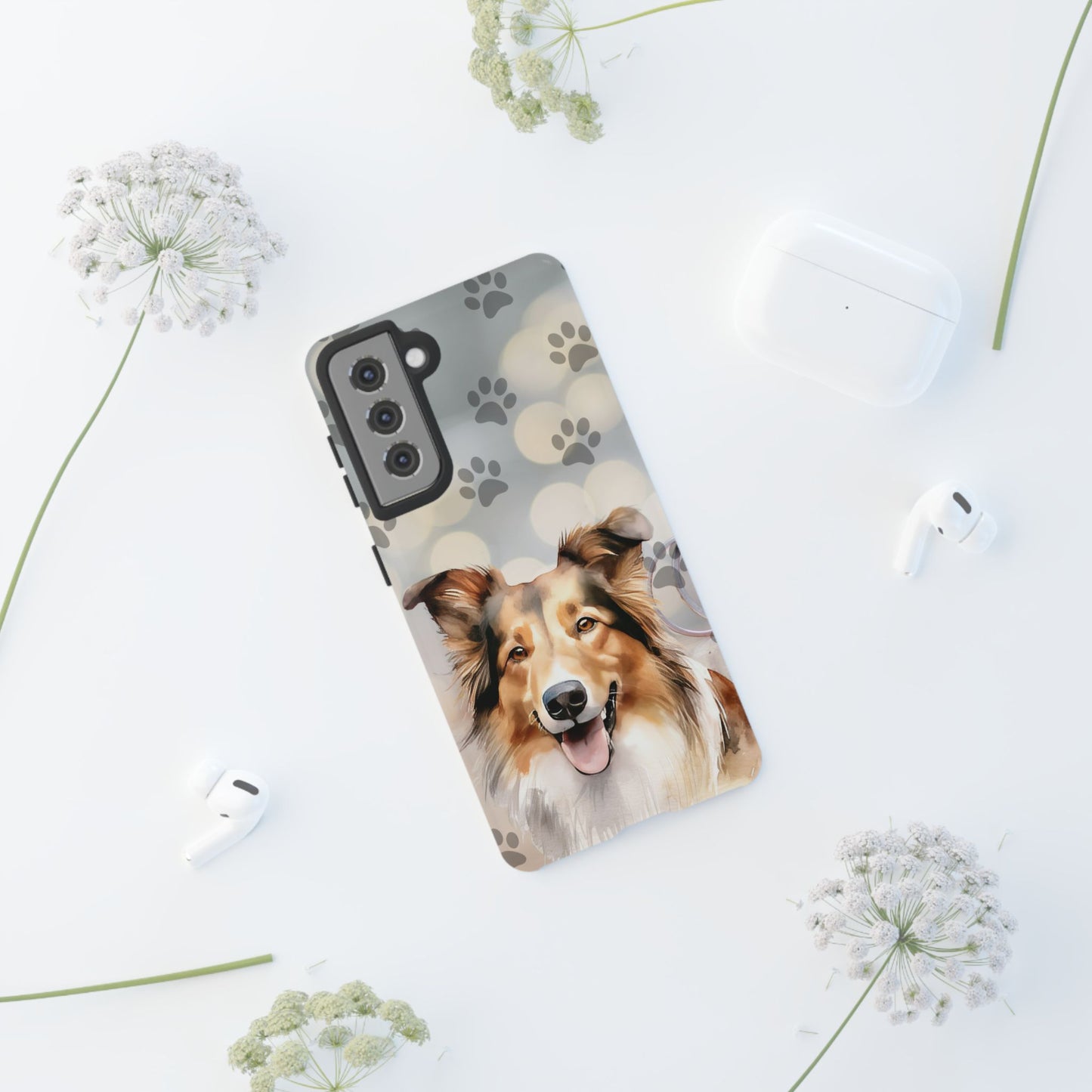 Collie Phone Case by Tough Cases (Apple iPhone, Samsung Galaxy, and Google Pixel)