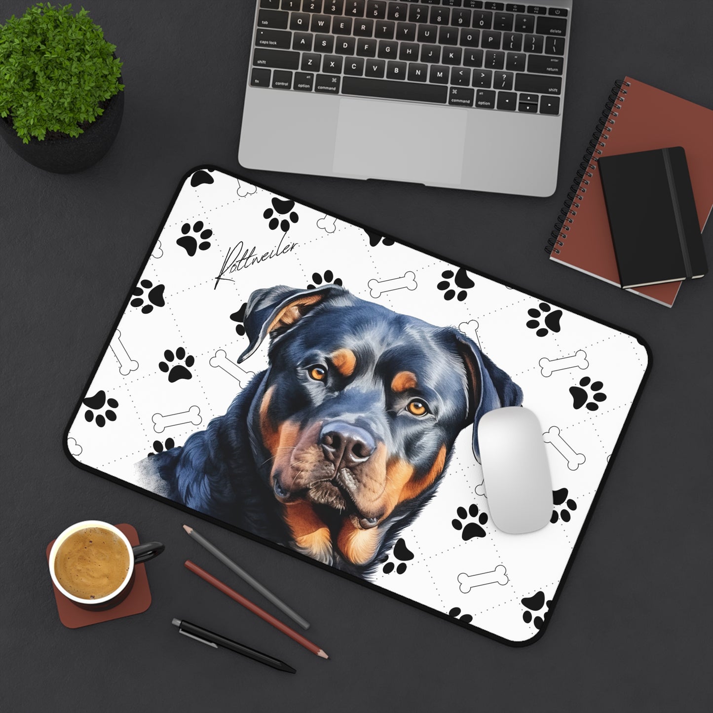 Rottweiler Desk Mat