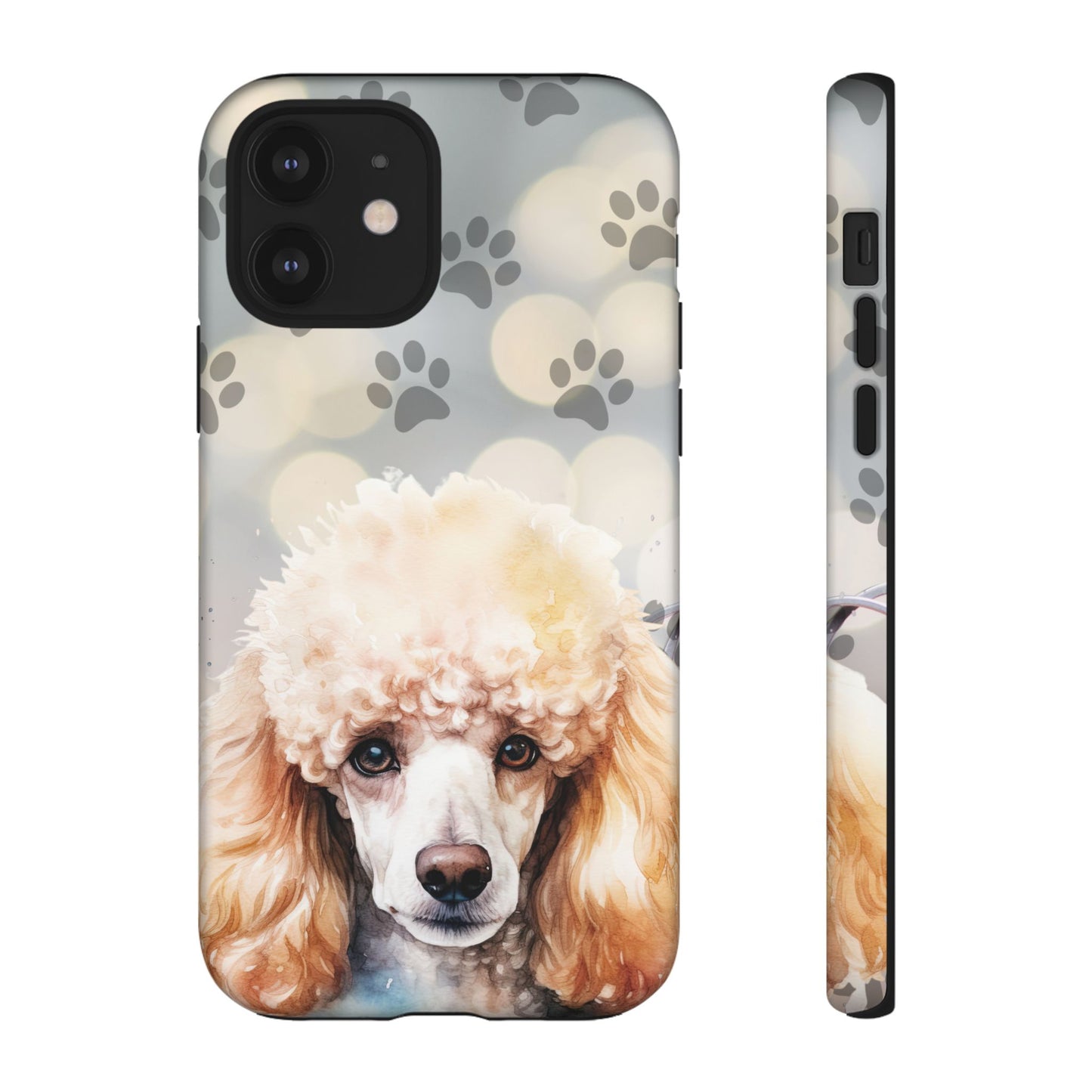 Poodle Phone Case by Tough Cases (Apple iPhone, Samsung Galaxy, and Google Pixel )