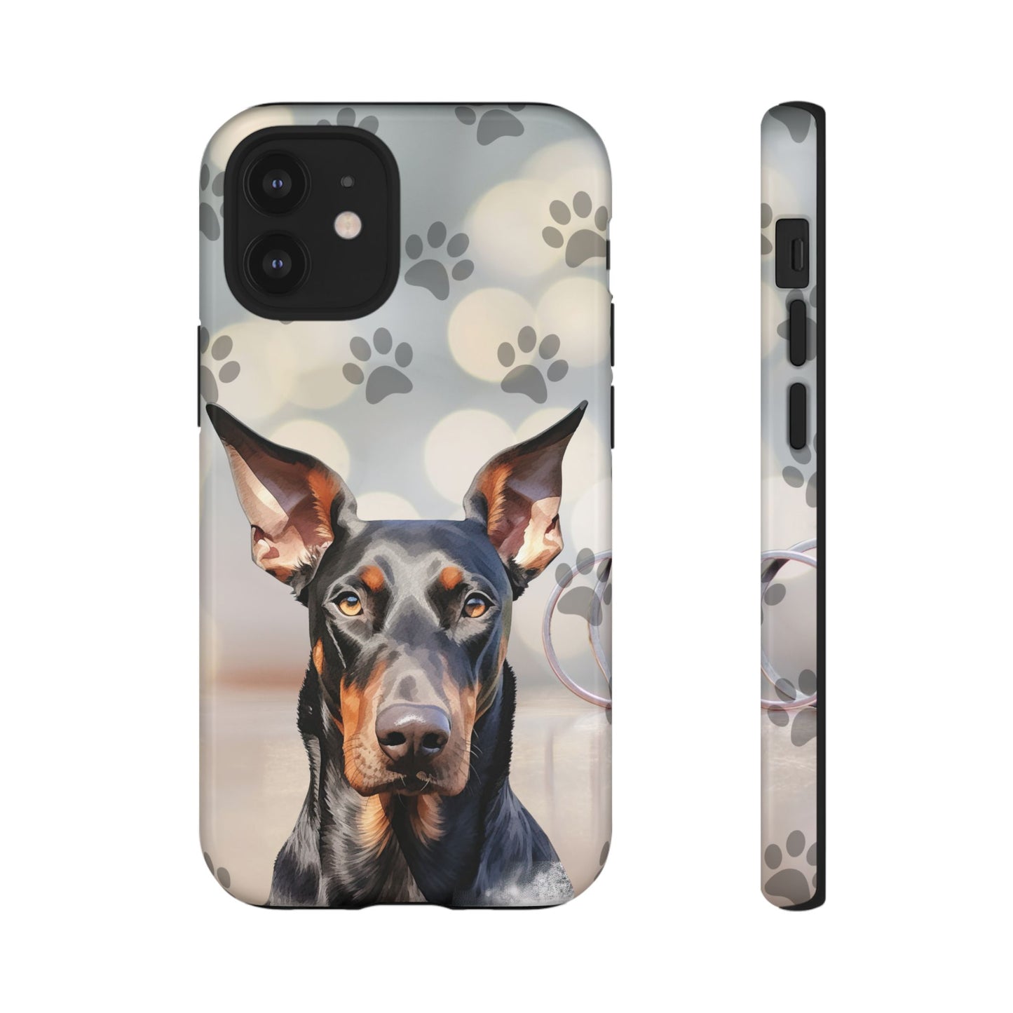 Doberman Phone Case by Tough Cases (Apple iPhone, Samsung Galaxy, and Google Pixel)