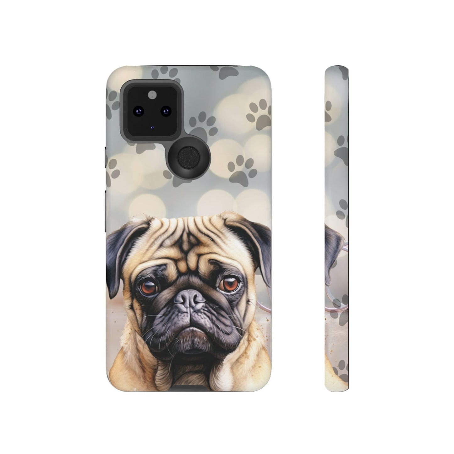 Pug Phone Case by Tough Cases (Apple iPhone, Samsung Galaxy, and Google Pixel)