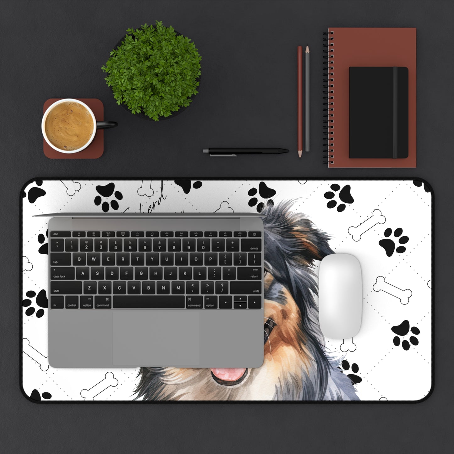 Australian Shepherd Desk Mat