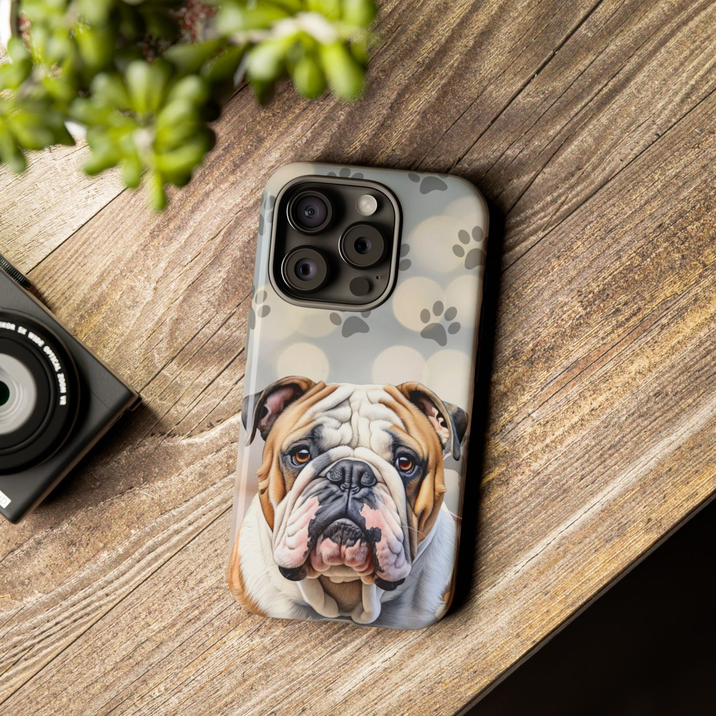 Bull Dog Phone Case by Tough Cases (Apple iPhone, Samsung Galaxy, and Google Pixel)
