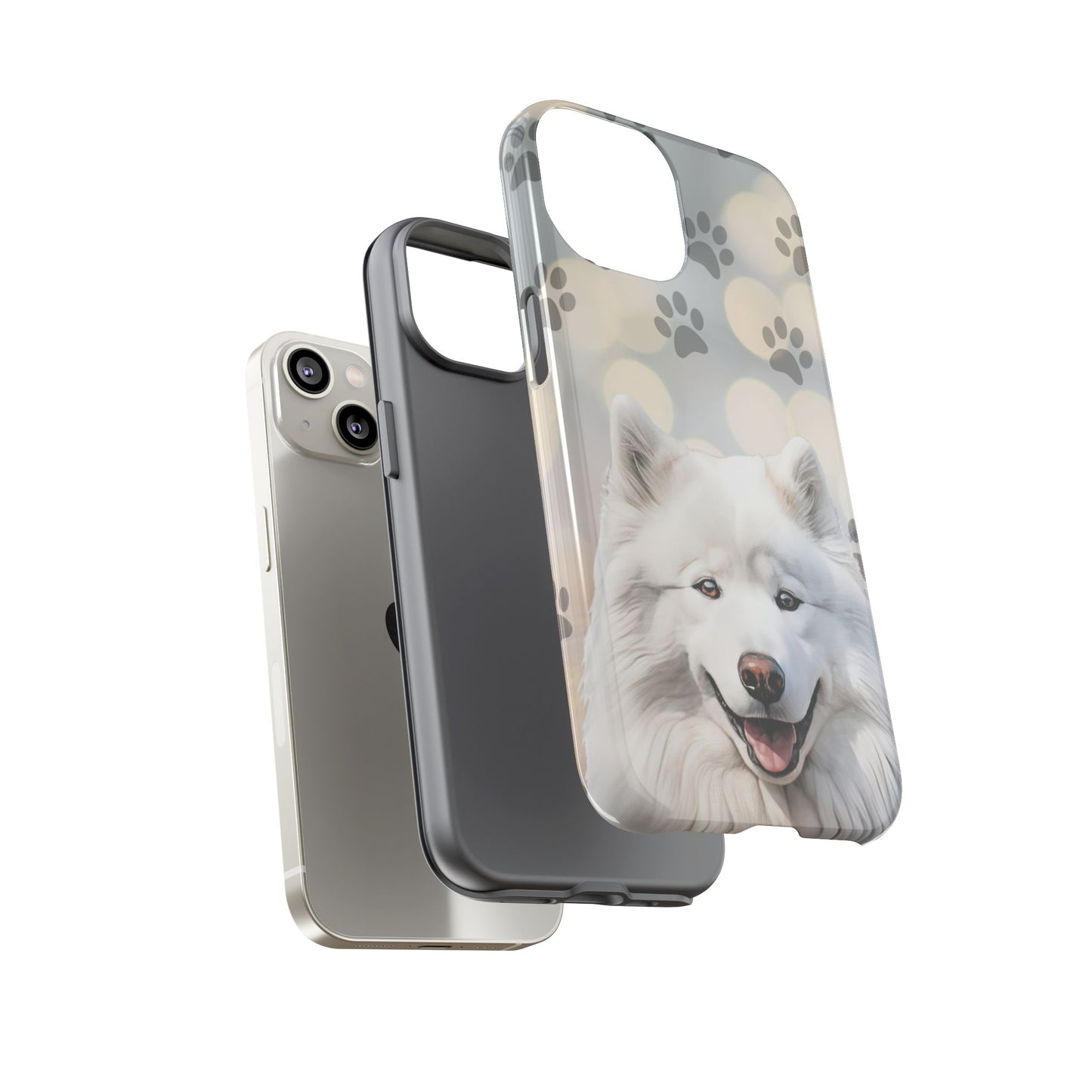 Samoyed Phone Case by Tough Cases (Apple iPhone, Samsung Galaxy, and Google Pixel)