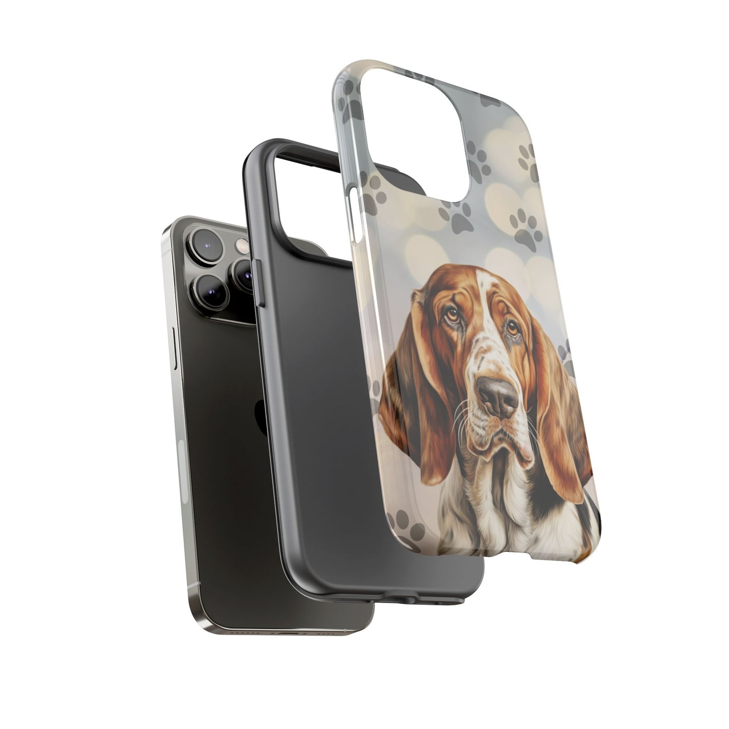 Basset Hound Phone Case by Tough Cases (Apple iPhone, Samsung Galaxy, and Google Pixel)