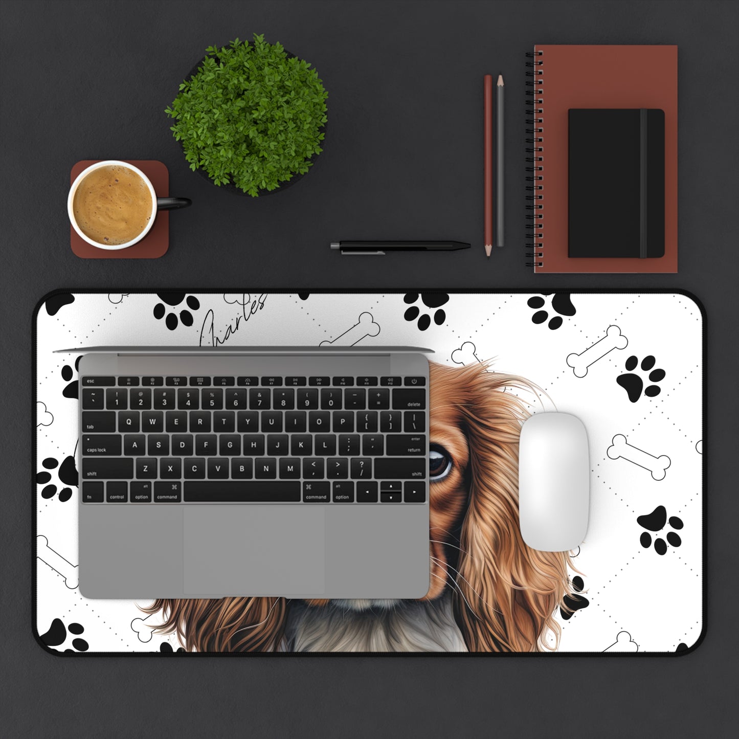 Cavalier King Charles Spaniel Desk Mat
