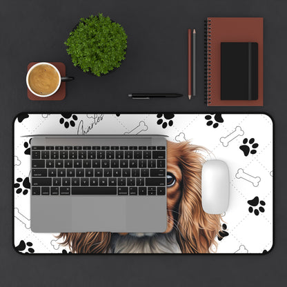 Cavalier King Charles Spaniel Desk Mat