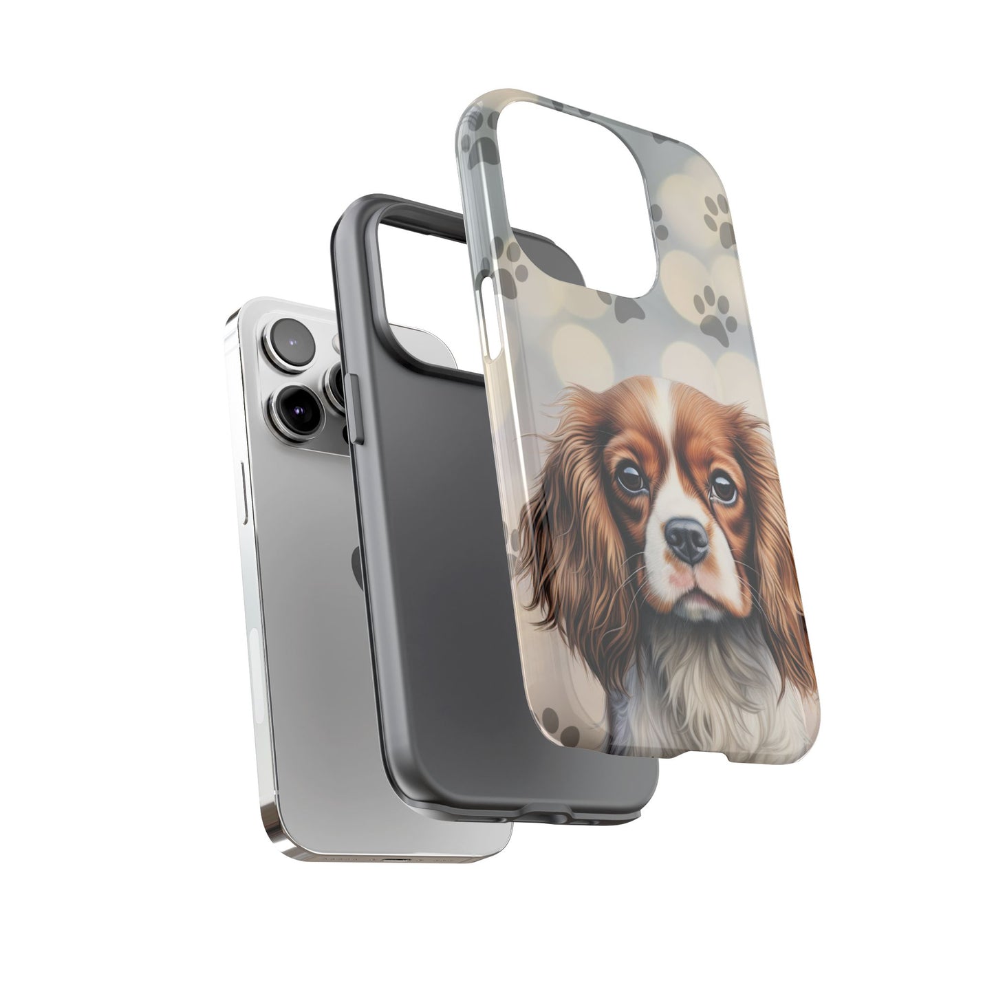 Cavalier King Charles Spaniel phone case by Tough Cases (Apple iPhone, Samsung Galaxy, and Google Pixel)