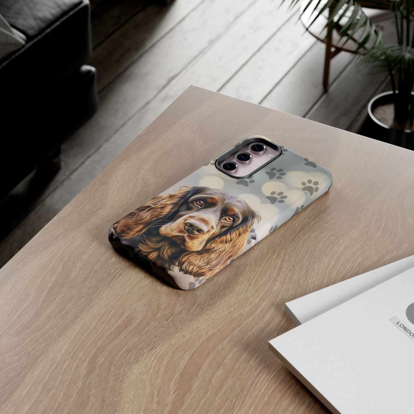 English Cocker Spaniel Phone Case by Tough Cases (Apple iPhone, Samsung Galaxy, and Google Pixel)
