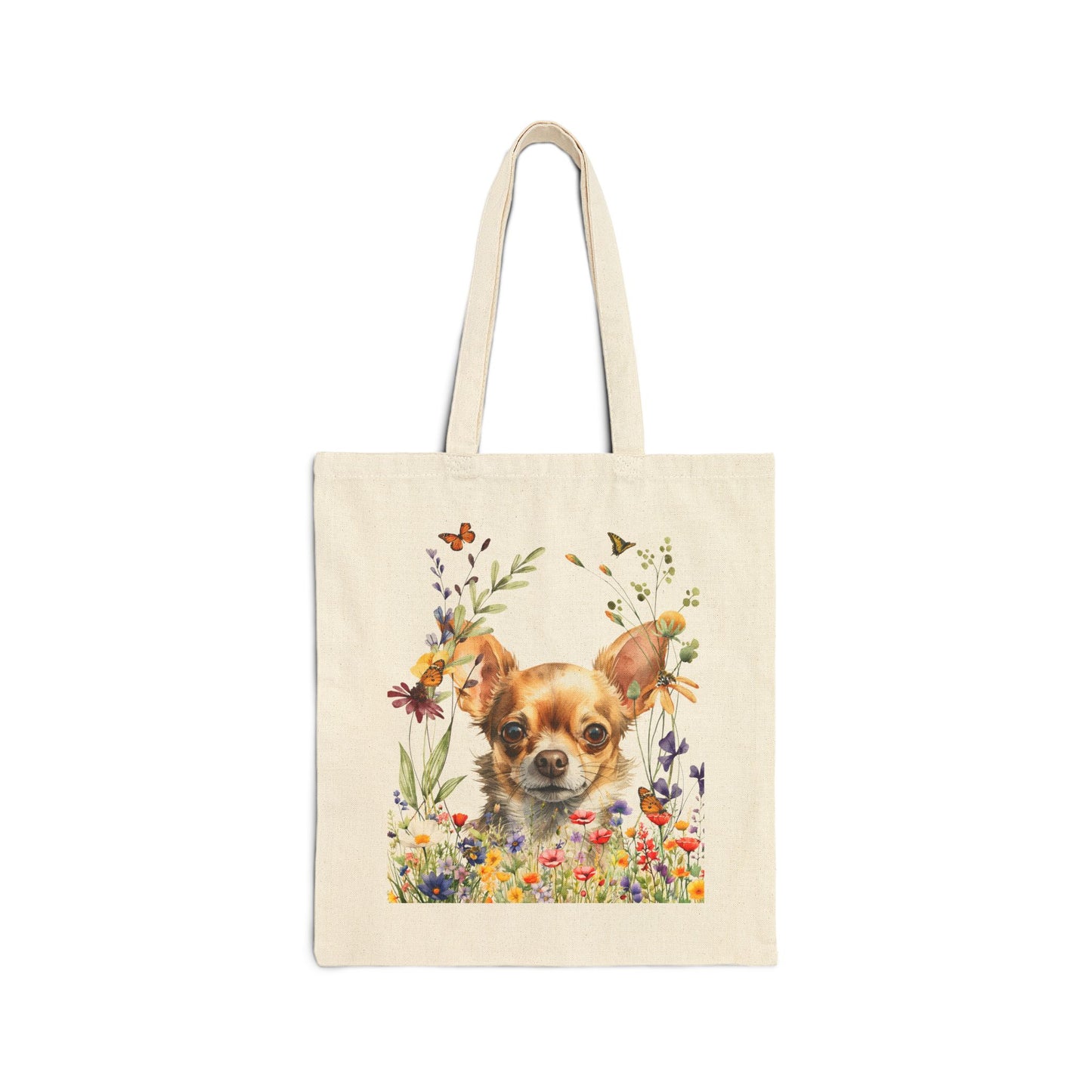 Chihuahua Canvas Tote Bag