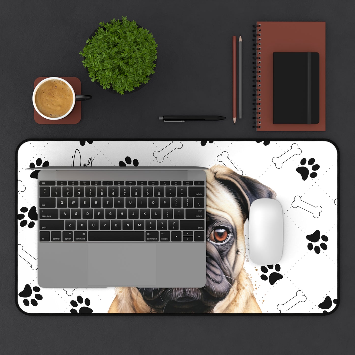 Pug Desk Mat