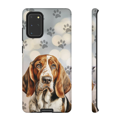 Basset Hound Phone Case by Tough Cases (Apple iPhone, Samsung Galaxy, and Google Pixel)