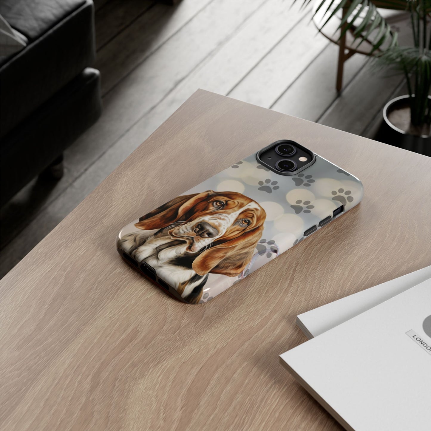 Basset Hound Phone Case by Tough Cases (Apple iPhone, Samsung Galaxy, and Google Pixel)