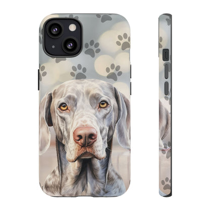 Weimaraner Phone Case by Tough Cases (Apple iPhone, Samsung Galaxy, and Google Pixel)