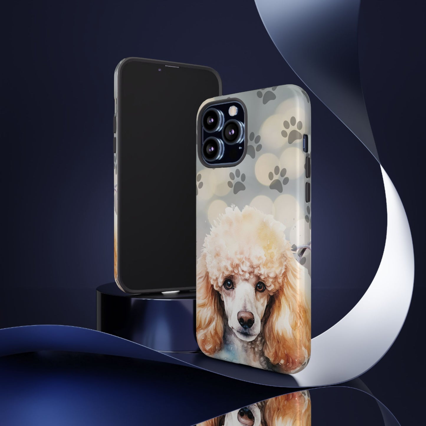 Poodle Phone Case by Tough Cases (Apple iPhone, Samsung Galaxy, and Google Pixel )