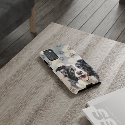 Border Collie Phone Case by Tough Cases (Apple iPhone, Samsung Galaxy, and Google Pixel)