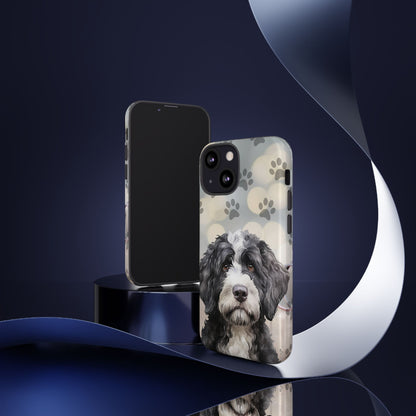 Portuguese Water Dog by Tough Cases (Apple iPhone, Samsung Galaxy, and Google Pixel)