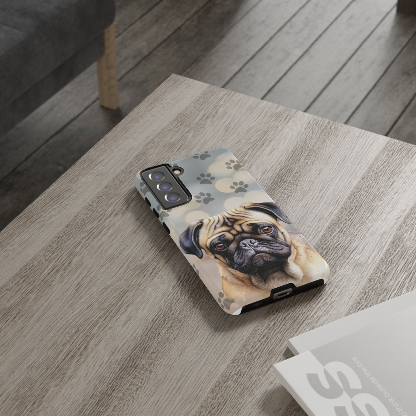 Pug Phone Case by Tough Cases (Apple iPhone, Samsung Galaxy, and Google Pixel)