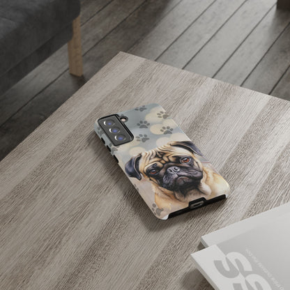 Pug Phone Case by Tough Cases (Apple iPhone, Samsung Galaxy, and Google Pixel)