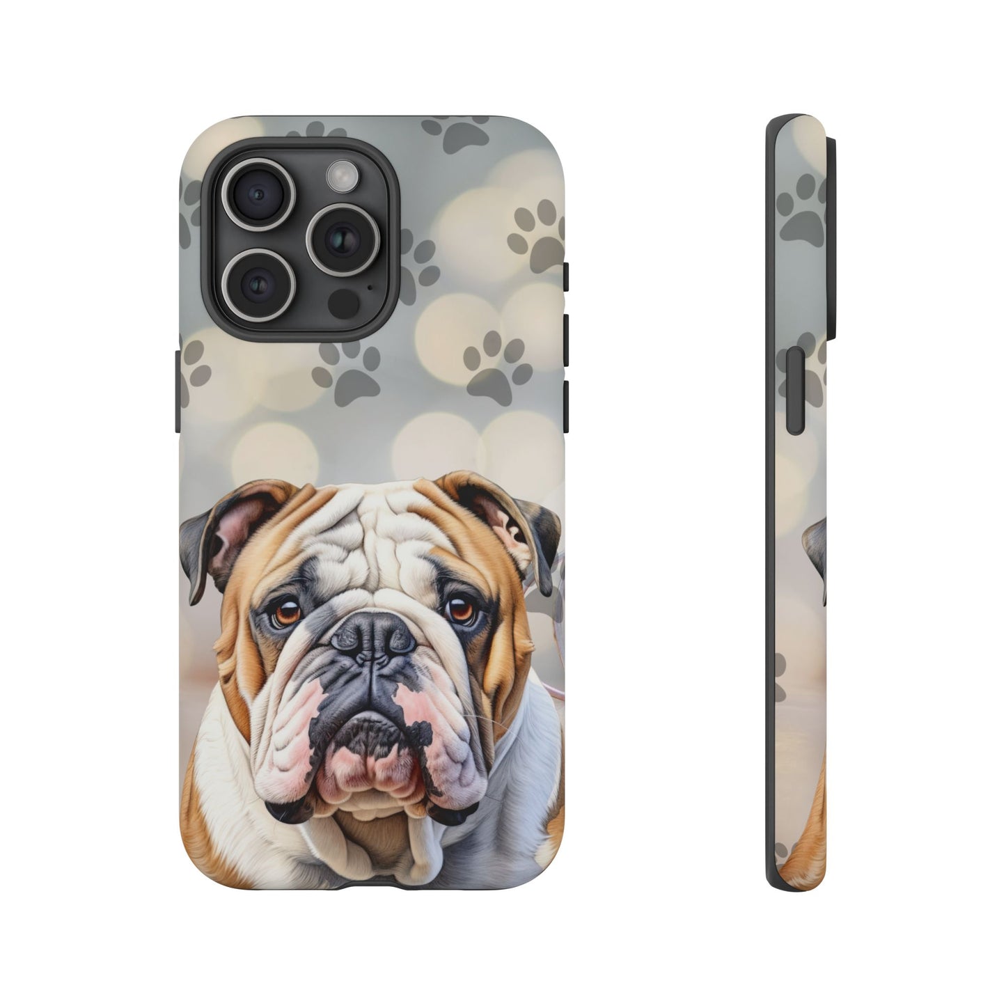 Bull Dog Phone Case by Tough Cases (Apple iPhone, Samsung Galaxy, and Google Pixel)