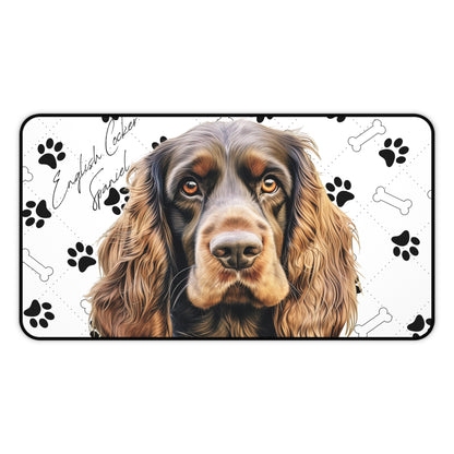 English Cocker Spaniel Desk Mat