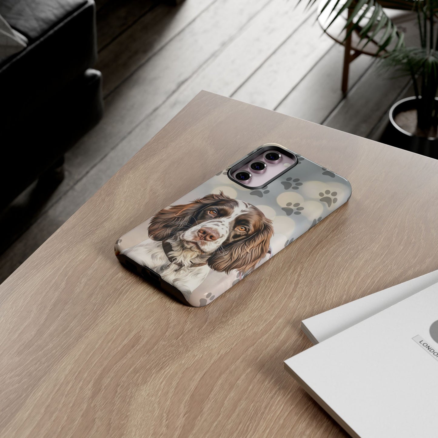 English Springer Spaniel Phone Case by Tough Cases (Apple iPhone, Samsung Galaxy, and Google Pixel)