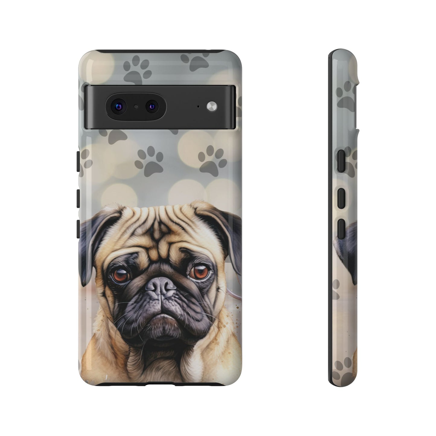 Pug Phone Case by Tough Cases (Apple iPhone, Samsung Galaxy, and Google Pixel)