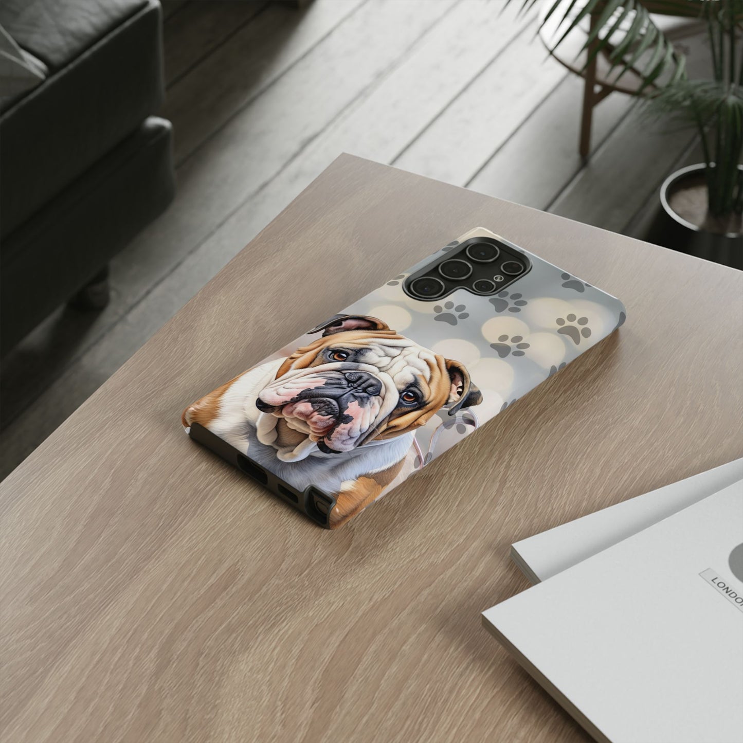 Bull Dog Phone Case by Tough Cases (Apple iPhone, Samsung Galaxy, and Google Pixel)