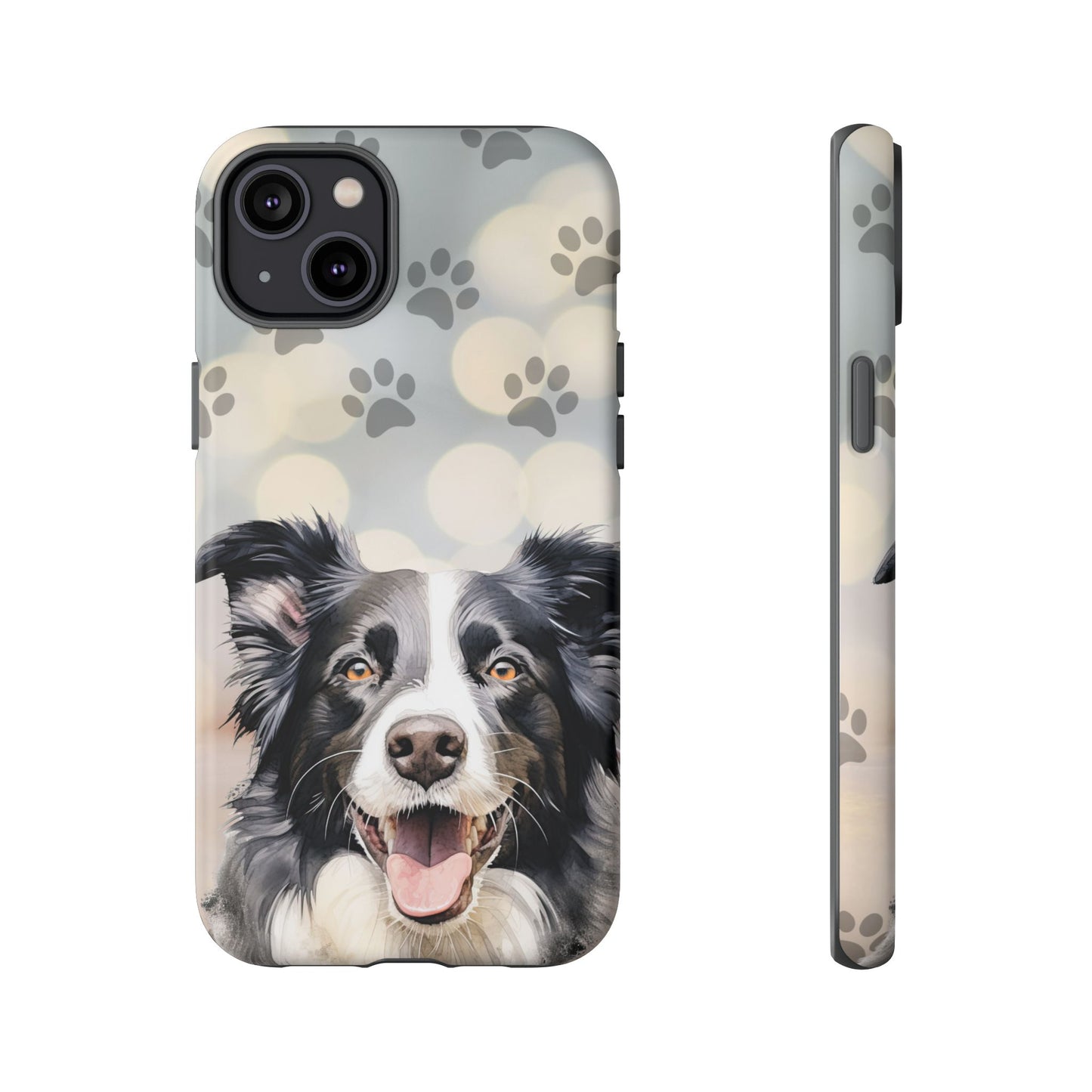 Border Collie Phone Case by Tough Cases (Apple iPhone, Samsung Galaxy, and Google Pixel)