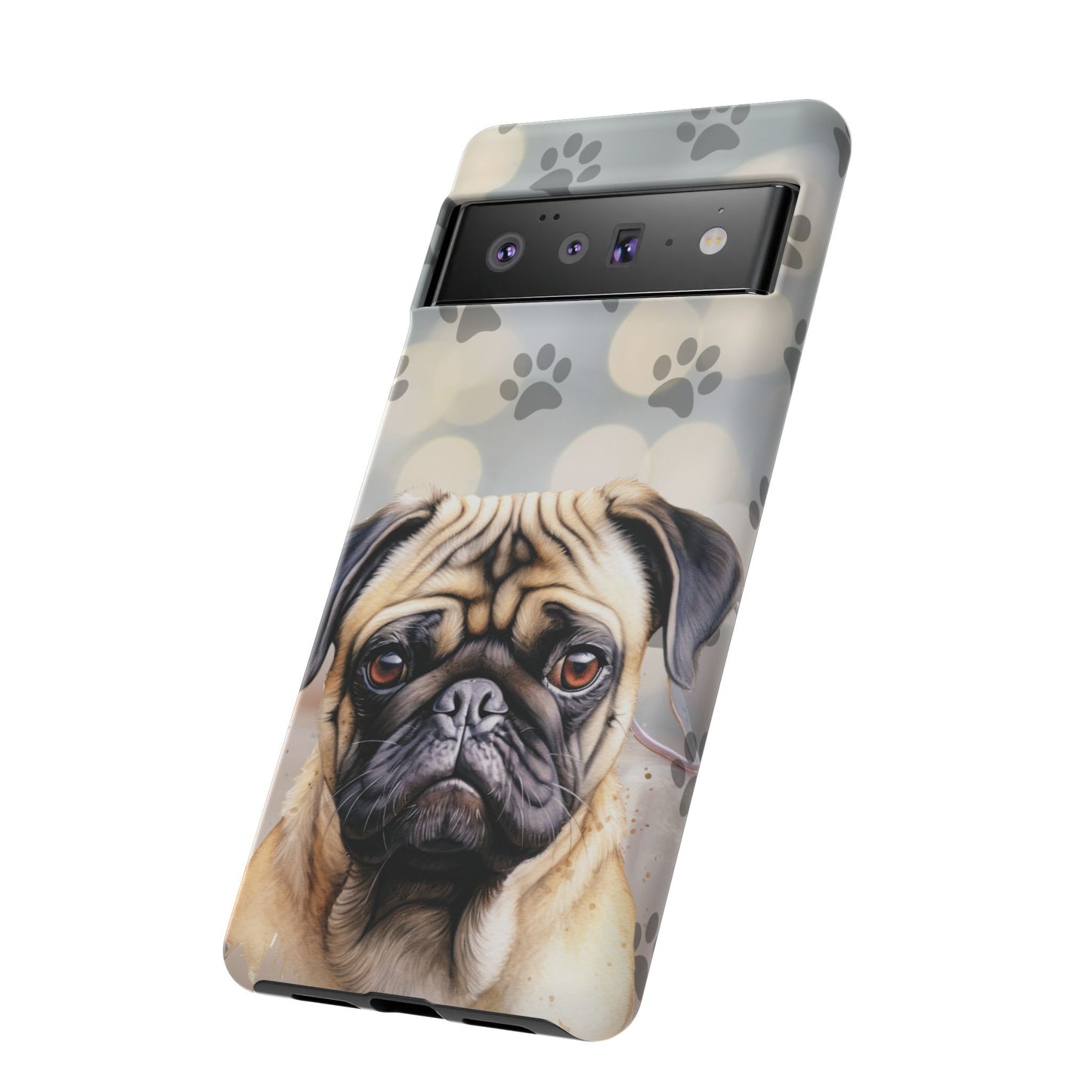 Pug Phone Case by Tough Cases (Apple iPhone, Samsung Galaxy, and Google Pixel)