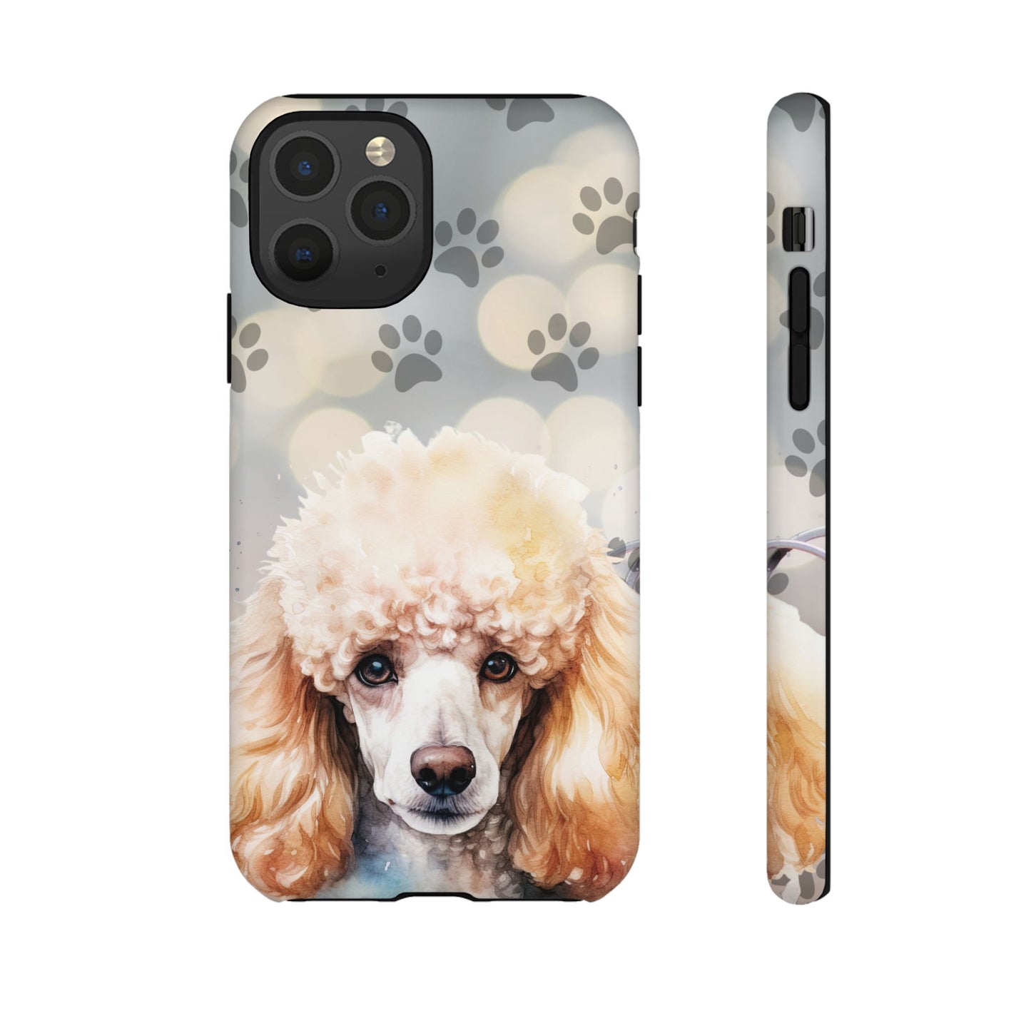 Poodle Phone Case by Tough Cases (Apple iPhone, Samsung Galaxy, and Google Pixel )
