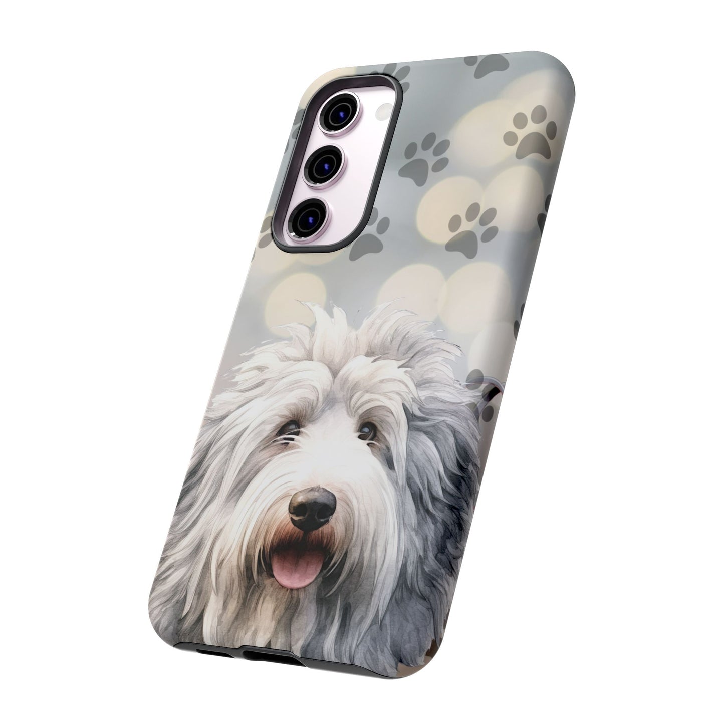 Old English Sheepdog by Tough Cases (Apple iPhone, Samsung Galaxy, and Google Pixel devices)