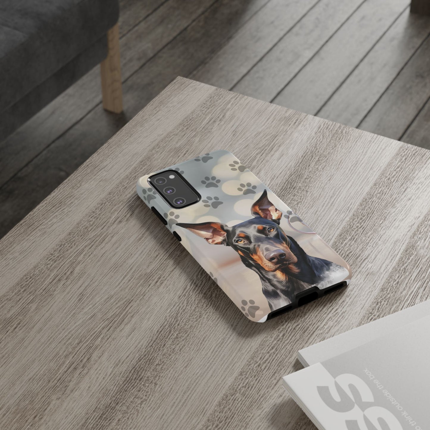 Doberman Phone Case by Tough Cases (Apple iPhone, Samsung Galaxy, and Google Pixel)