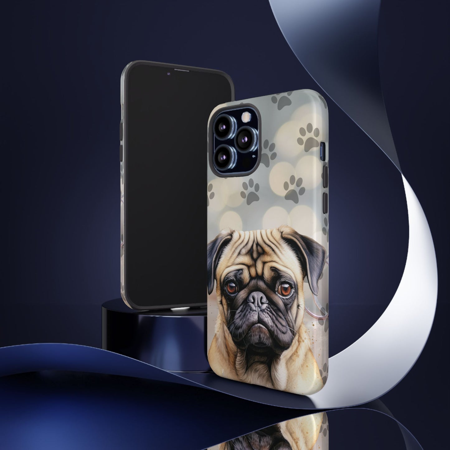 Pug Phone Case by Tough Cases (Apple iPhone, Samsung Galaxy, and Google Pixel)