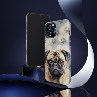 Pug Phone Case by Tough Cases (Apple iPhone, Samsung Galaxy, and Google Pixel)