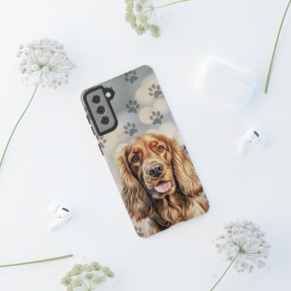 Cocker Spaniel Phone Case by Tough Cases (Apple iPhone, Samsung Galaxy, and Google Pixel)