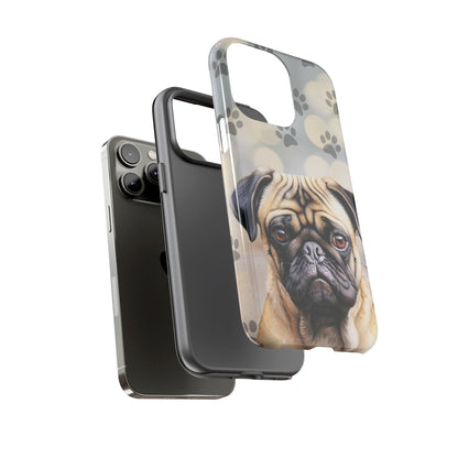 Pug Phone Case by Tough Cases (Apple iPhone, Samsung Galaxy, and Google Pixel)