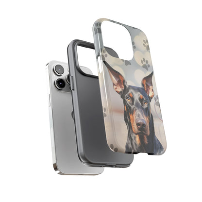 Doberman Phone Case by Tough Cases (Apple iPhone, Samsung Galaxy, and Google Pixel)