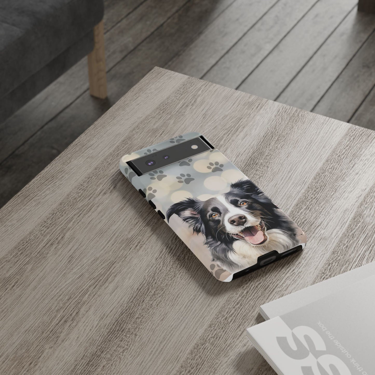 Border Collie Phone Case by Tough Cases (Apple iPhone, Samsung Galaxy, and Google Pixel)